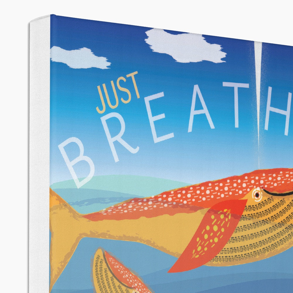 Just Breathe: Mindfulness Eco Canvas