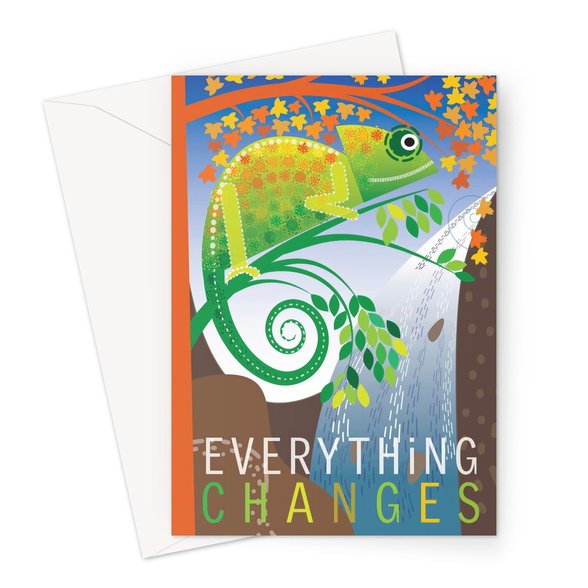 Everything Changes: Mindfulness Greeting Card