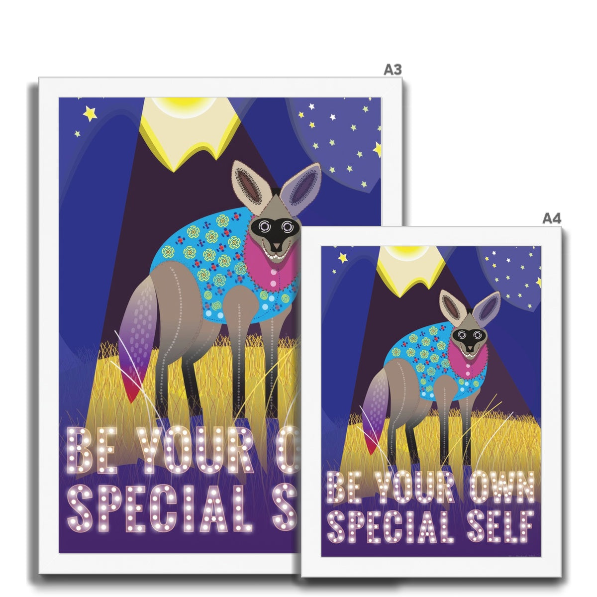 Be Your Own Special Self: Mindfulness Framed Print