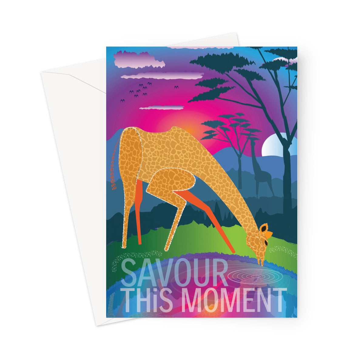 Savour This Moment: Mindfulness Greeting Card