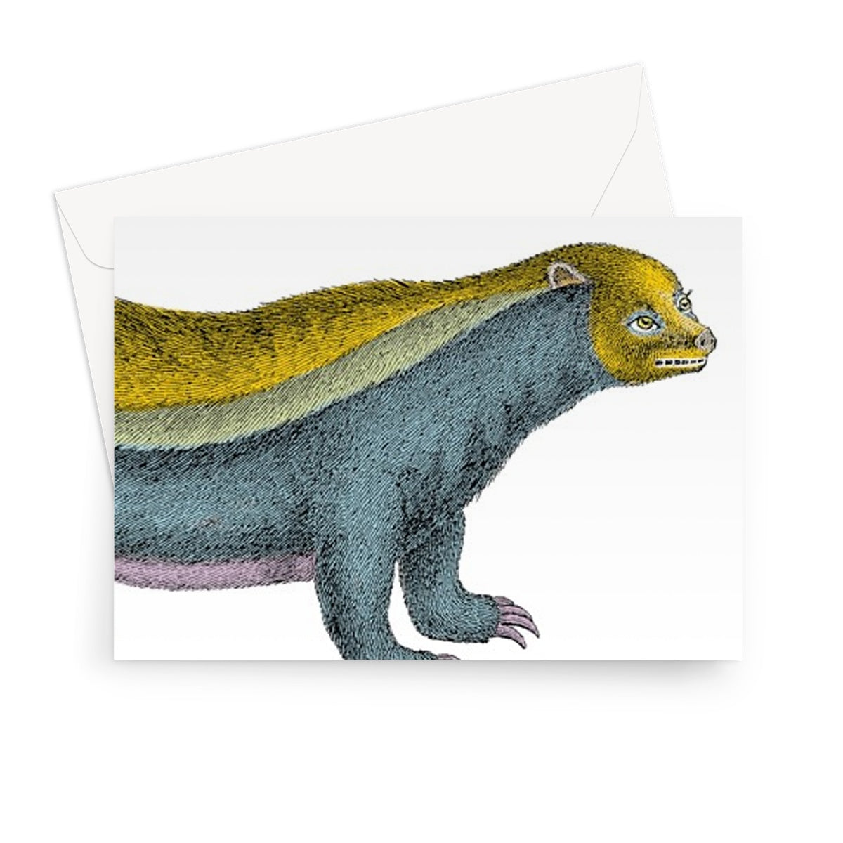 Honey Badger Classic Greeting Card