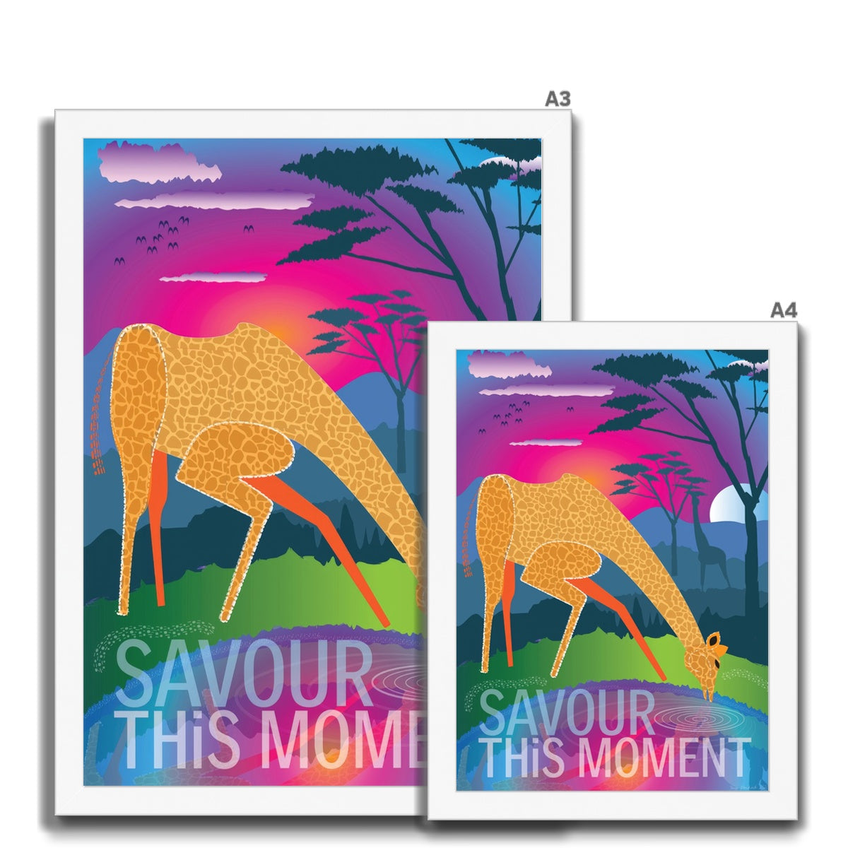 Savour This Moment: Mindfulness Framed Print