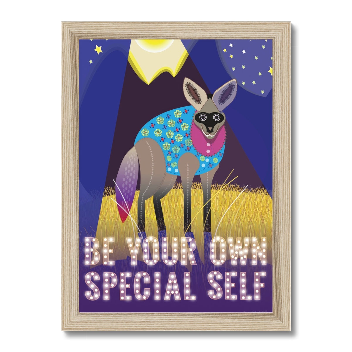 Be Your Own Special Self: Mindfulness Framed Print