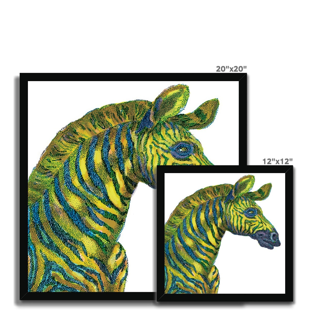 Zebra Classic Framed Print