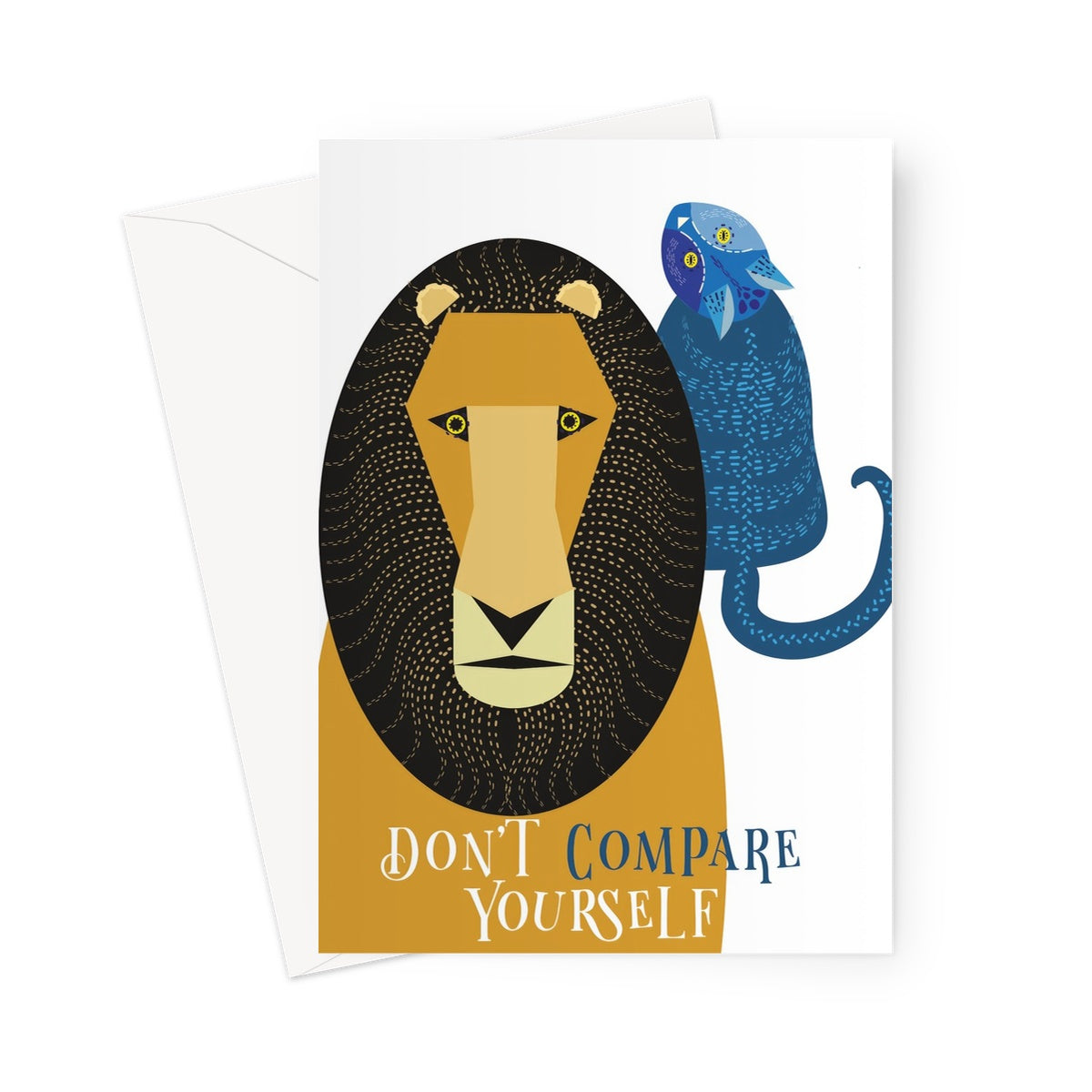 Don't Compare Yourself: Mindfulness Greeting Card