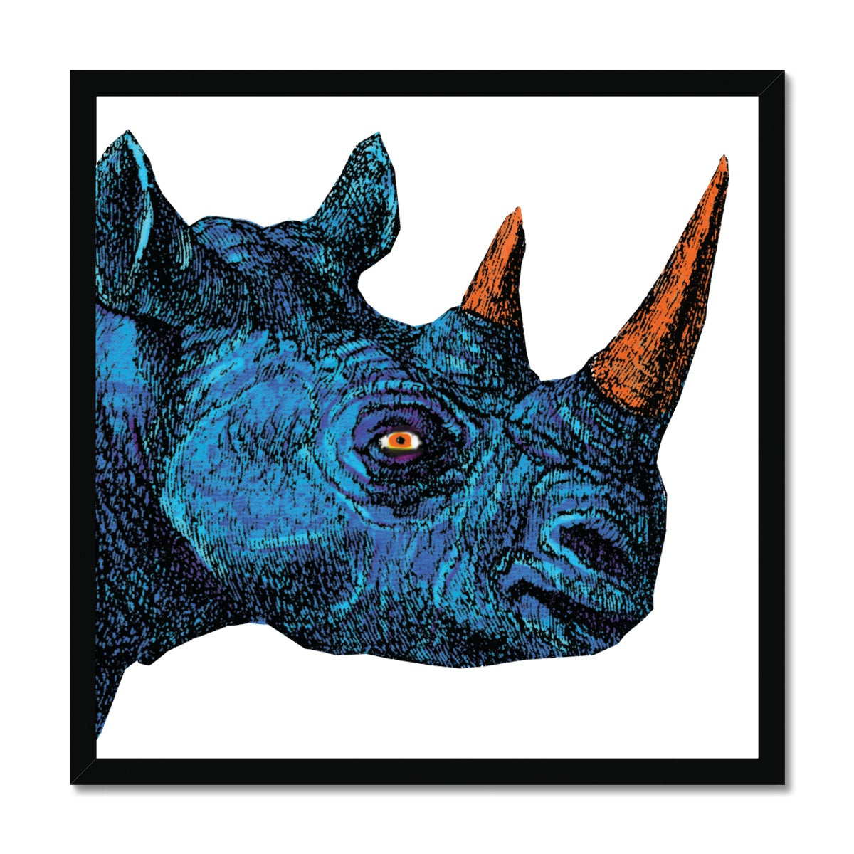 Blue Rhino Classic Framed Print