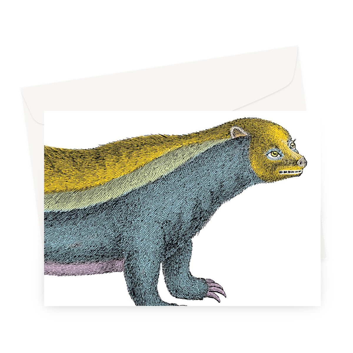 Honey Badger Classic Greeting Card