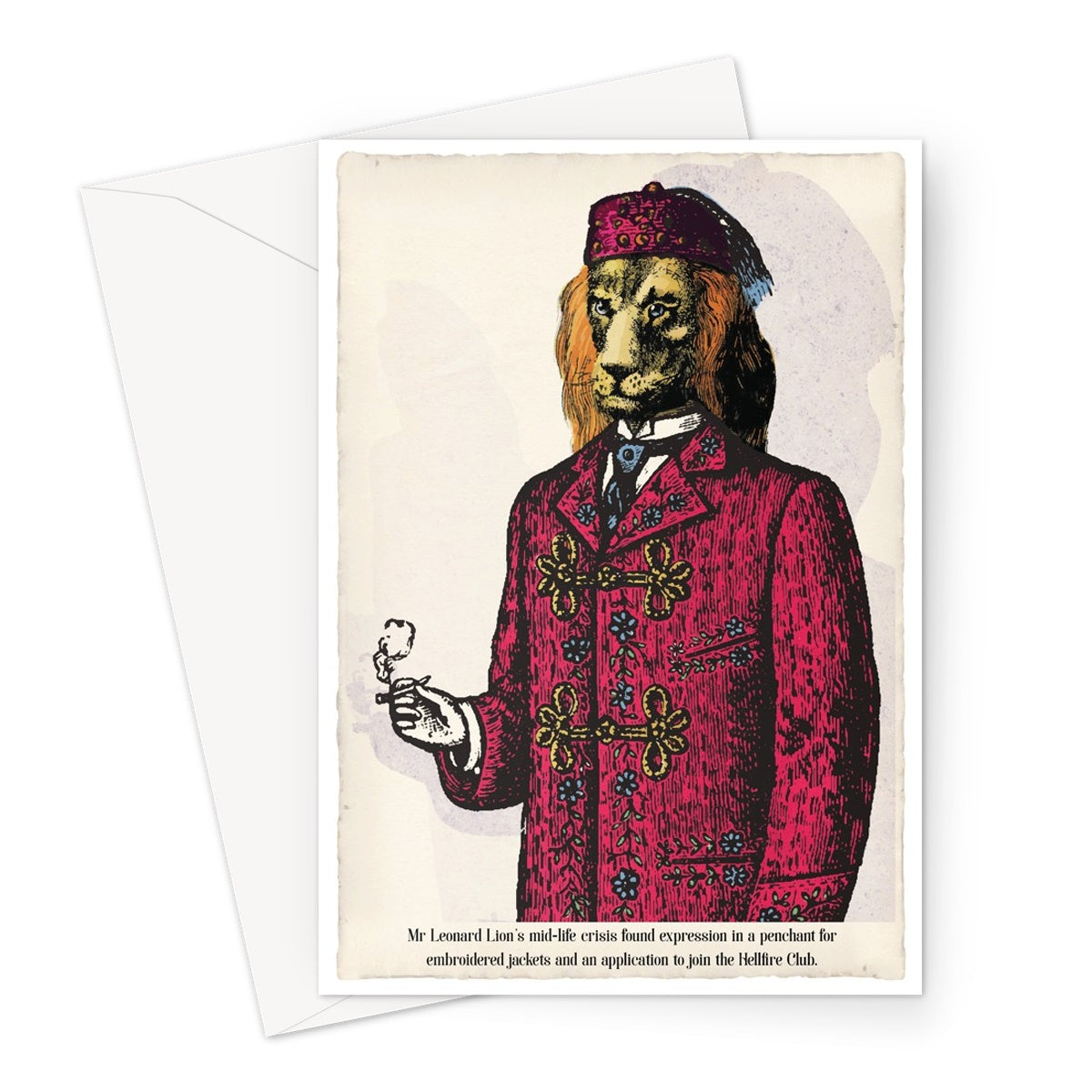 Mr Leonard Lion | Animabilia Greeting Card