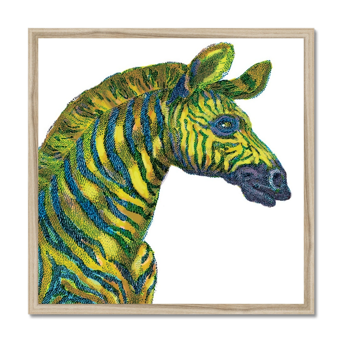 Zebra Classic Framed Print