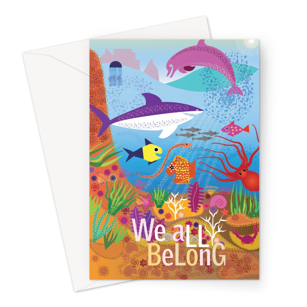 We All Belong: Mindfulness Greeting Card