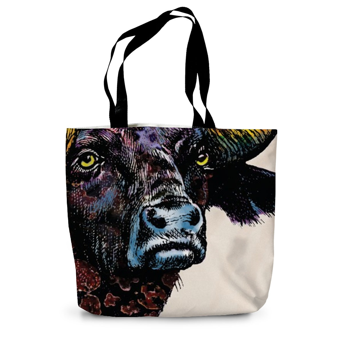 African Buffalo Classic Canvas Tote Bag