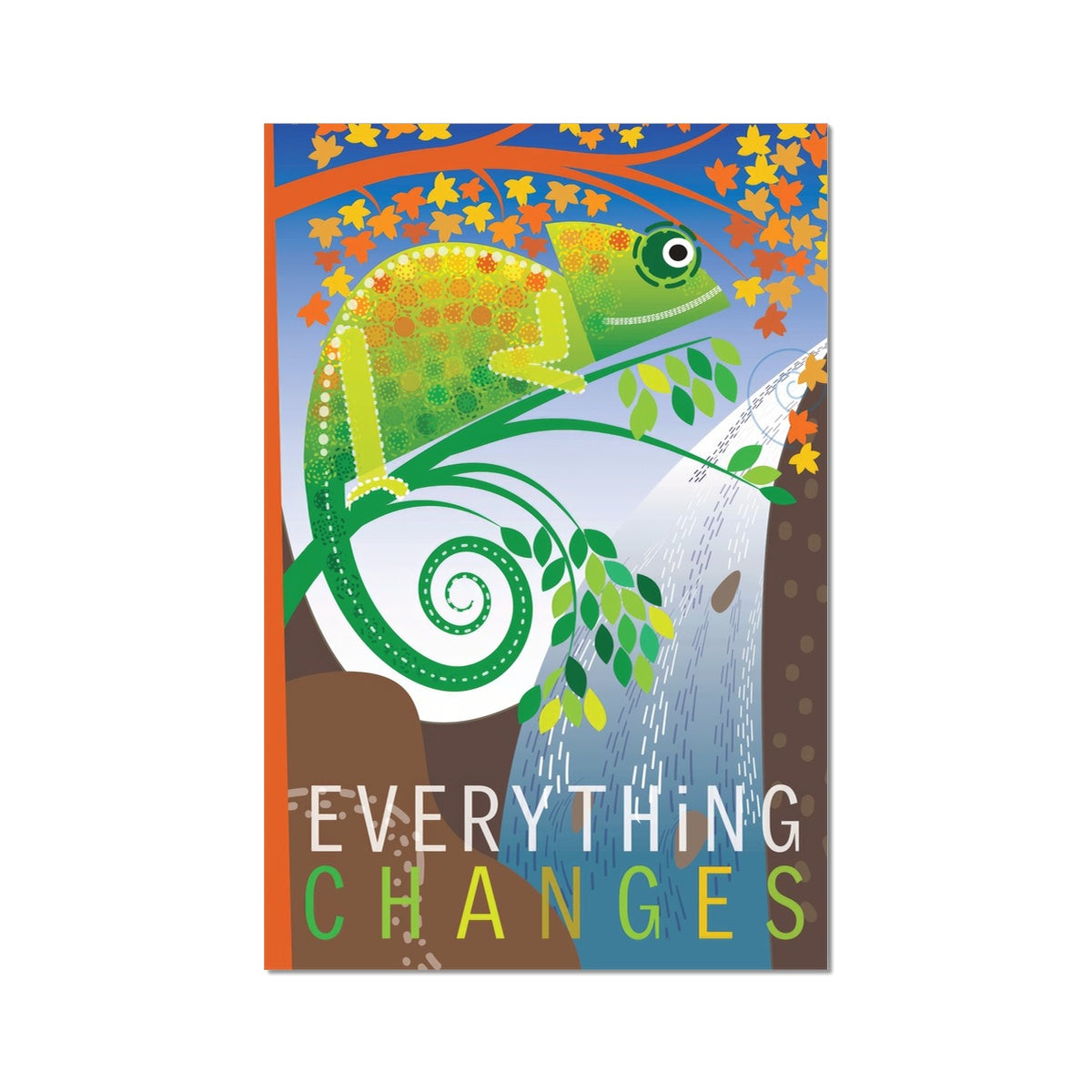 Everything Changes: Mindfulness Wall Art Poster