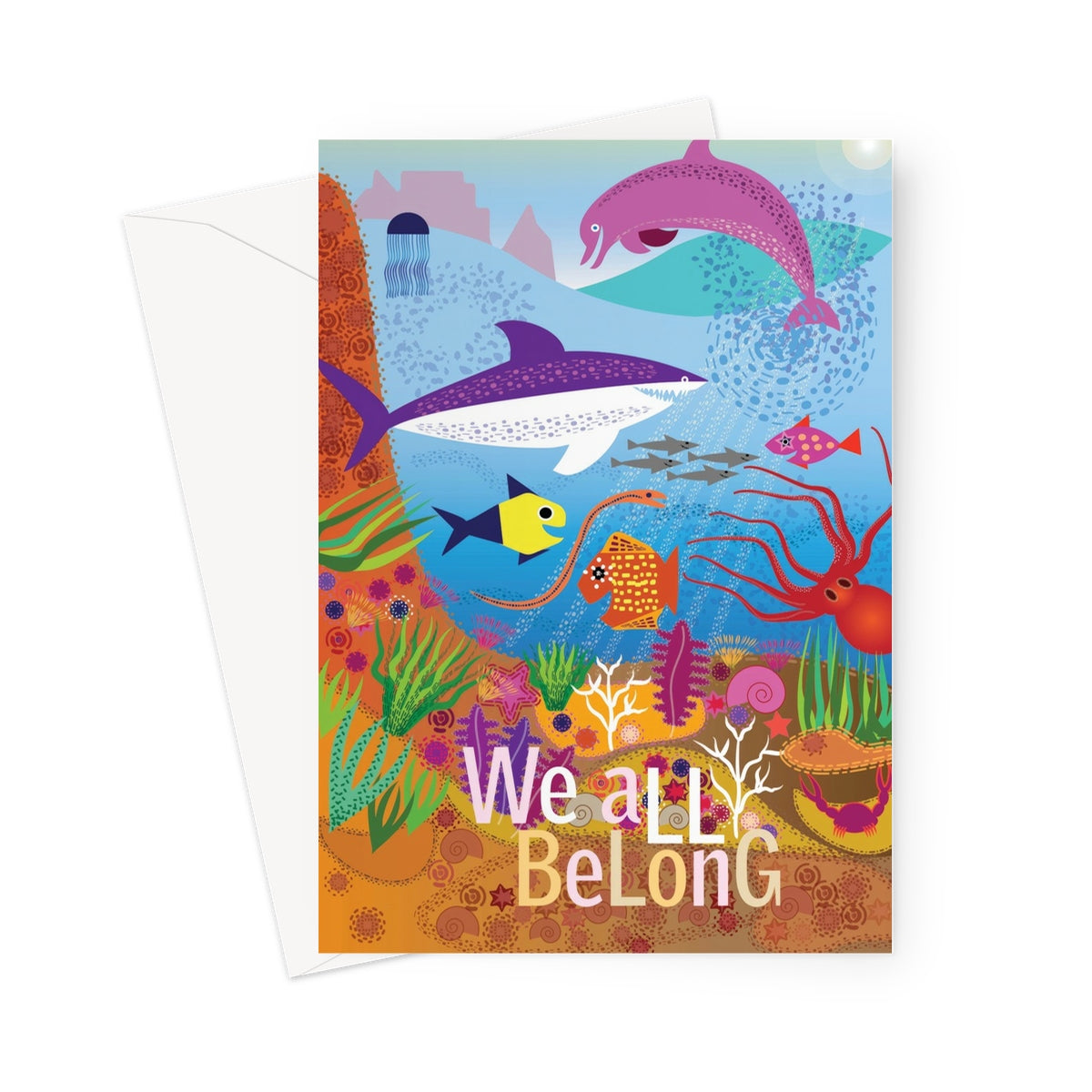 We All Belong: Mindfulness Greeting Card