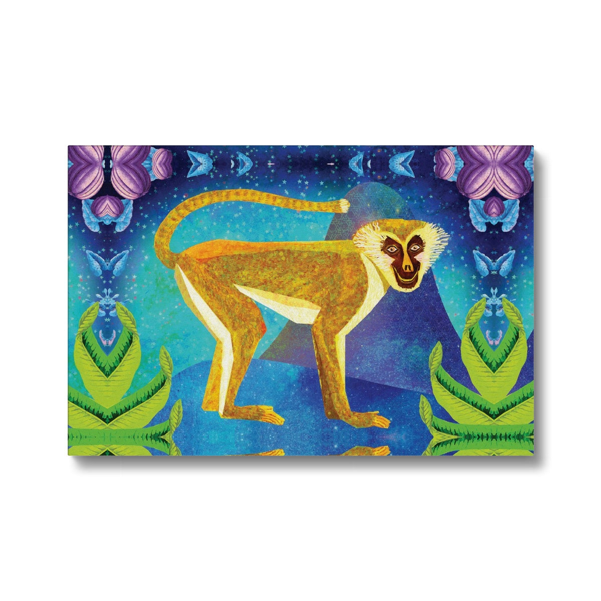 Africa Dreaming Monkey Eco Canvas