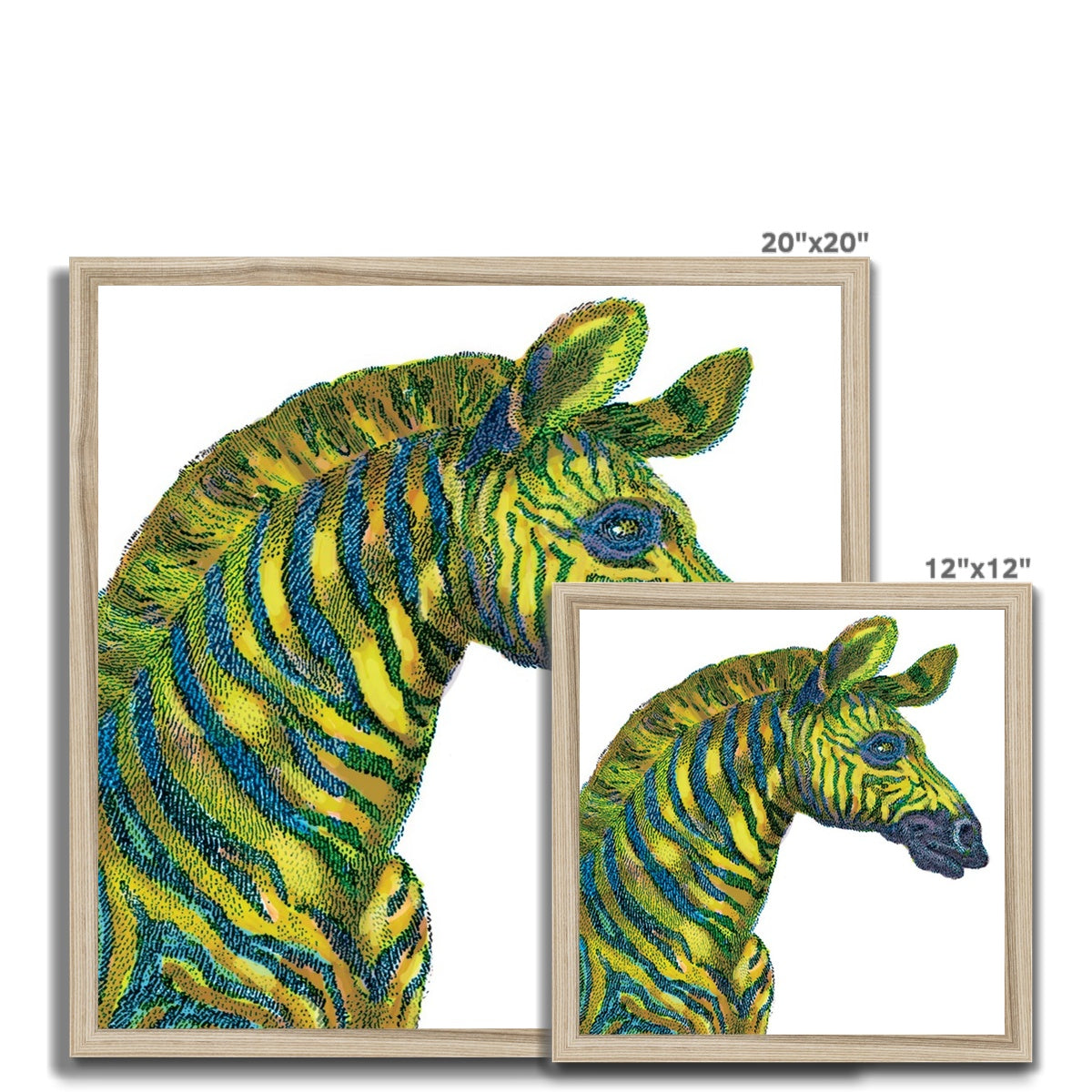 Zebra Classic Framed Print