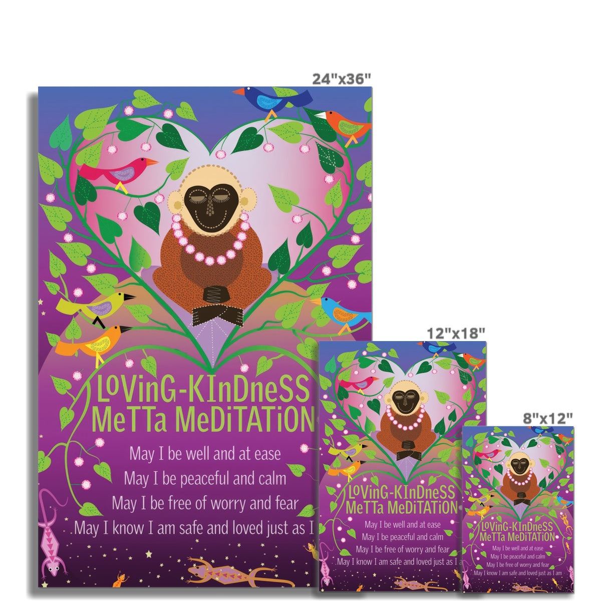 Lovingkindness: Mindfulness Wall Art Poster