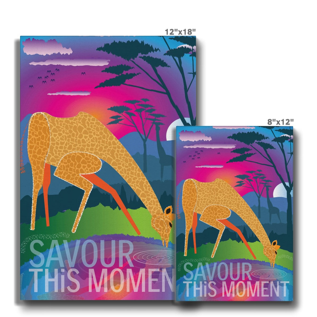 Savour This Moment: Mindfulness Eco Canvas