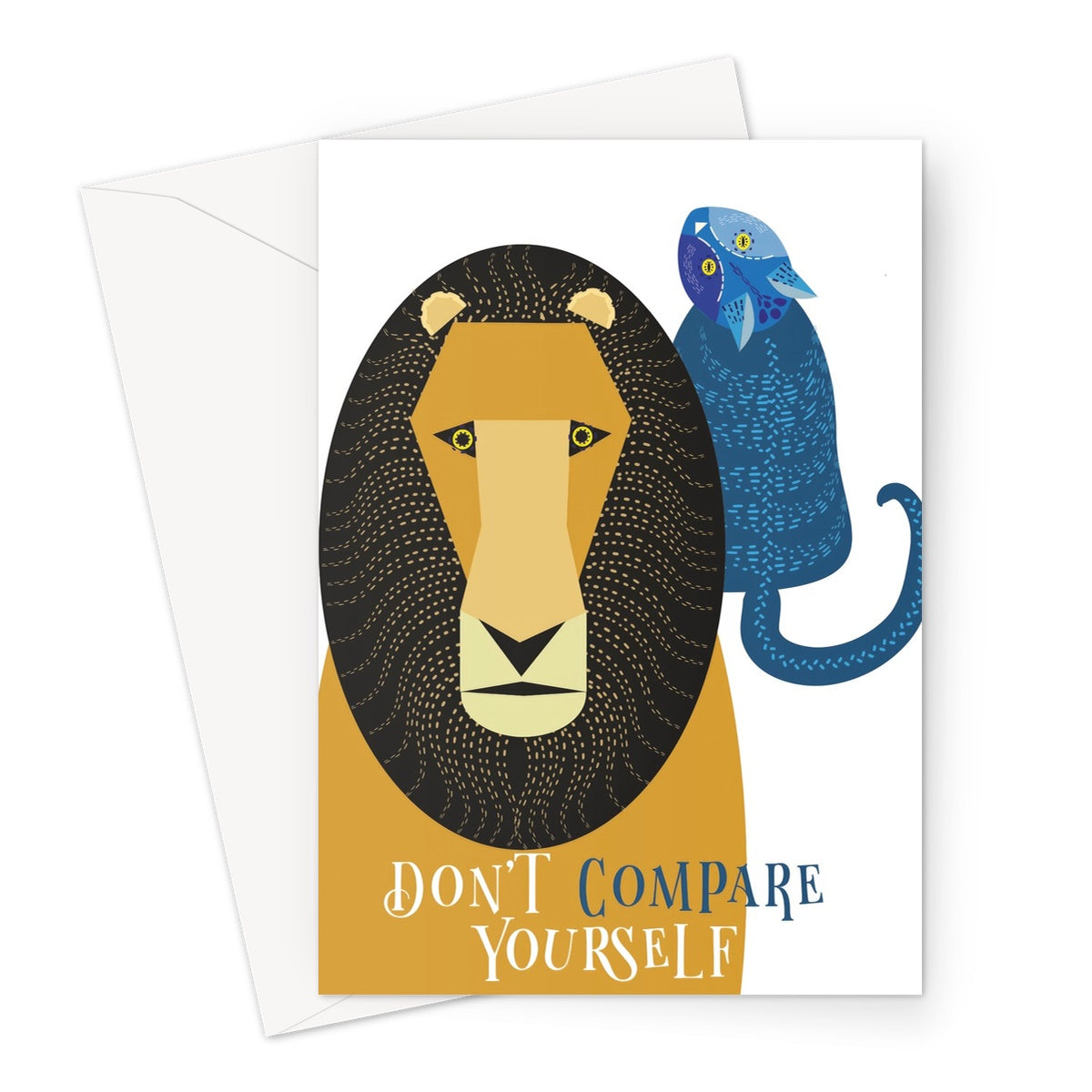 Don't Compare Yourself: Mindfulness Greeting Card