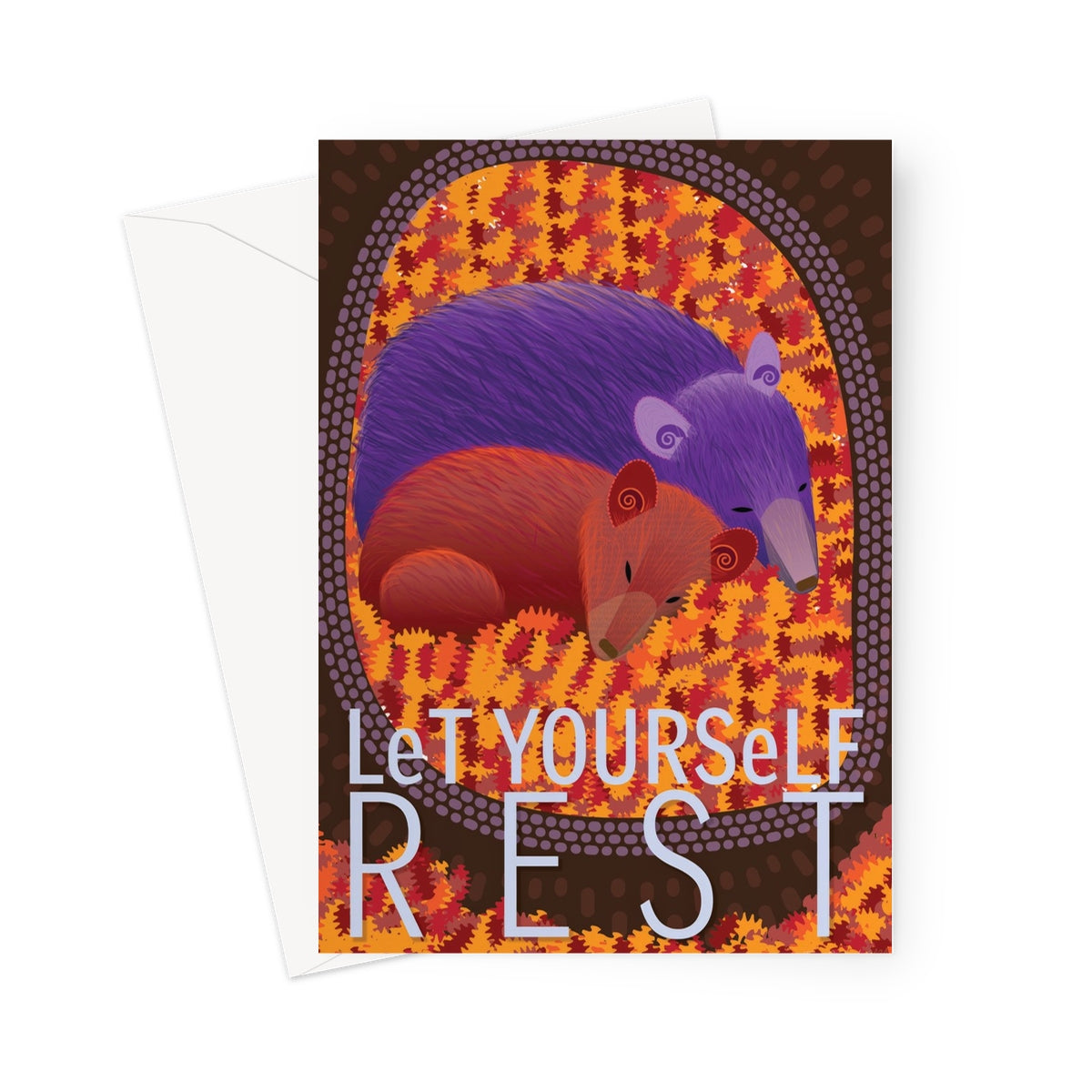 Let Yourself Rest: Mindfulness Greeting Card