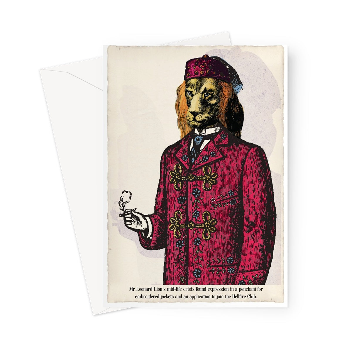 Mr Leonard Lion | Animabilia Greeting Card