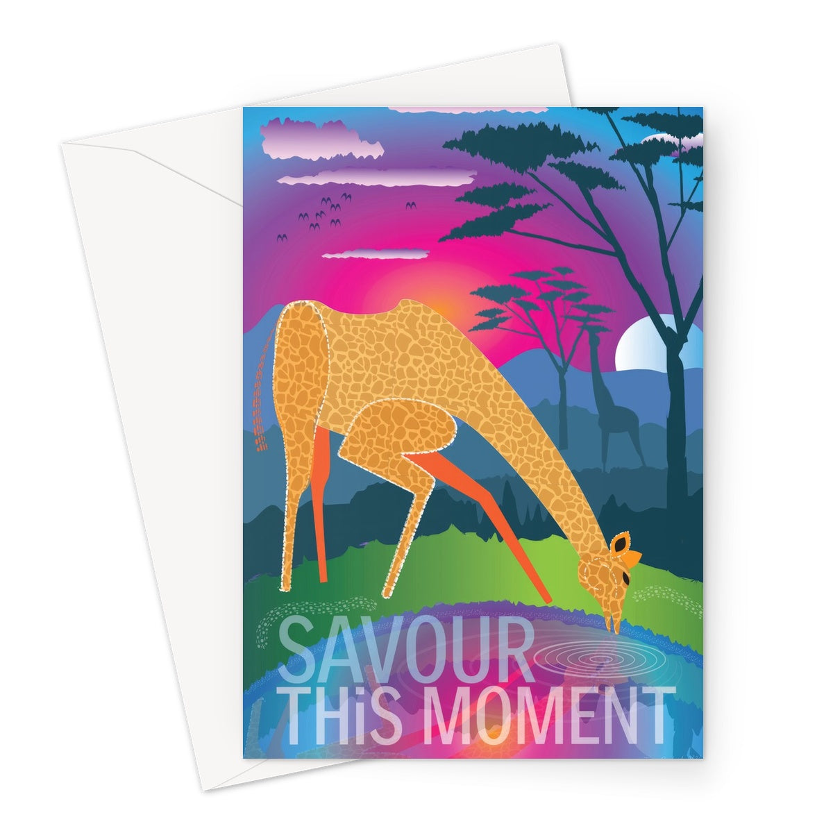 Savour This Moment: Mindfulness Greeting Card