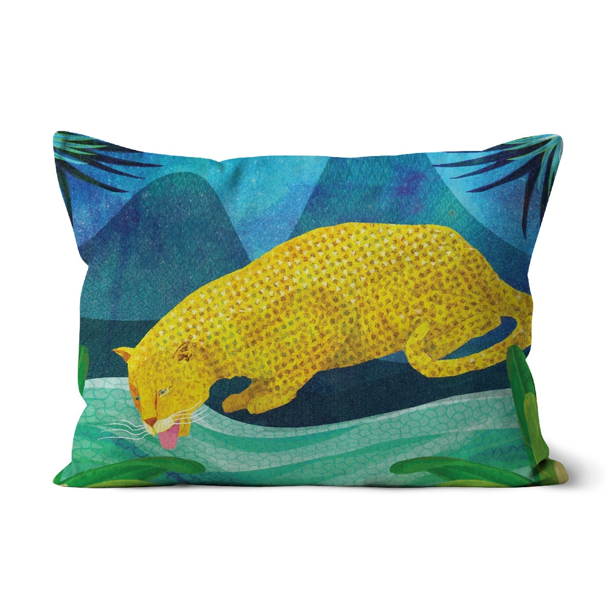 Africa Dreaming Leopard Cushion