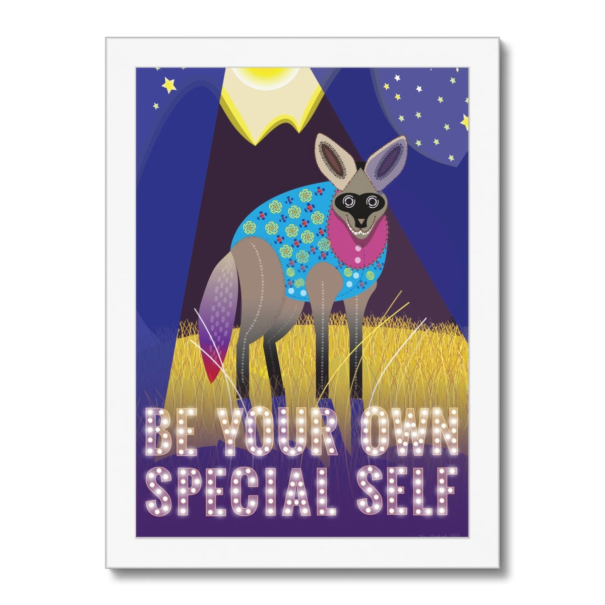 Be Your Own Special Self: Mindfulness Framed Print