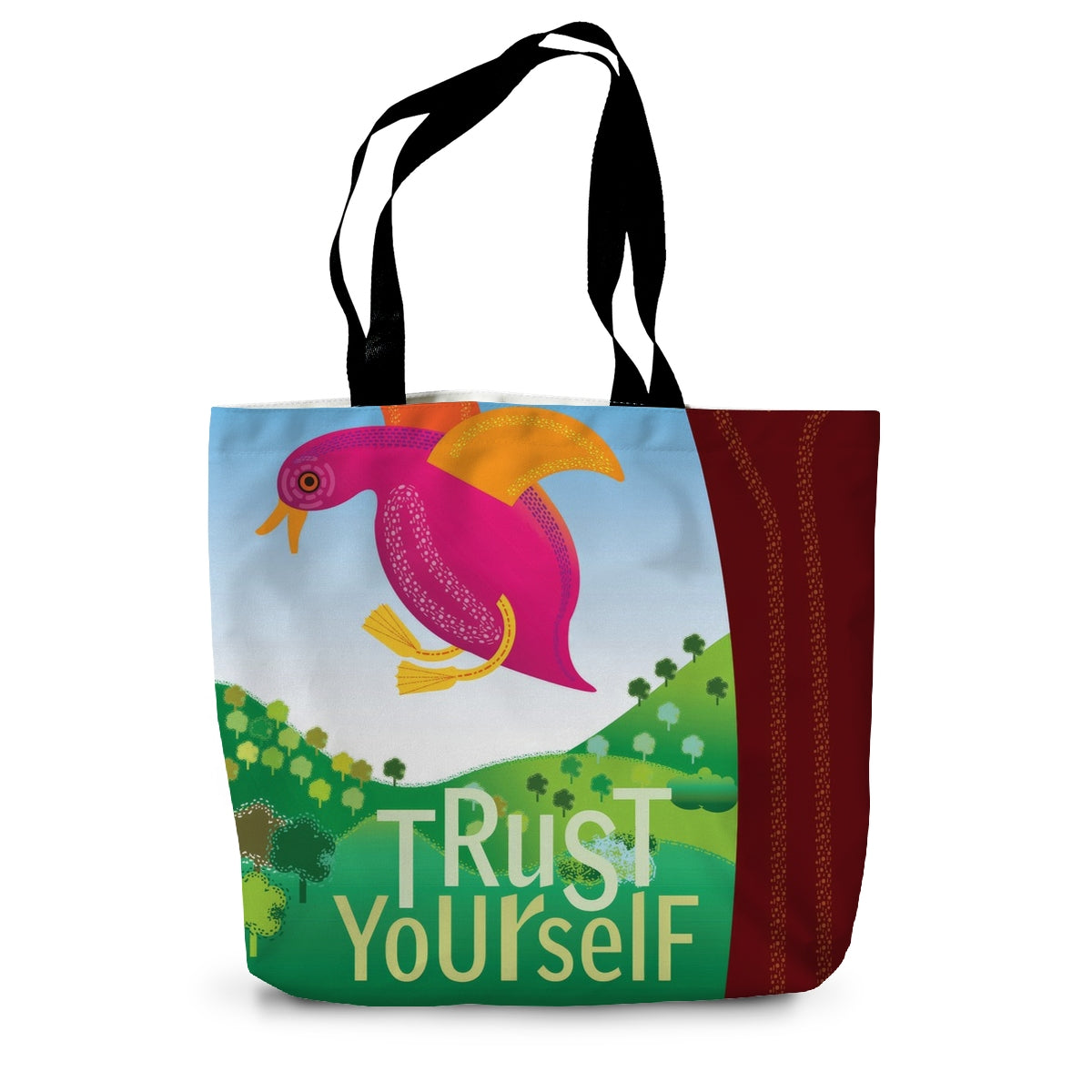 Trust Yourself: Mindfulness Canvas Tote Bag