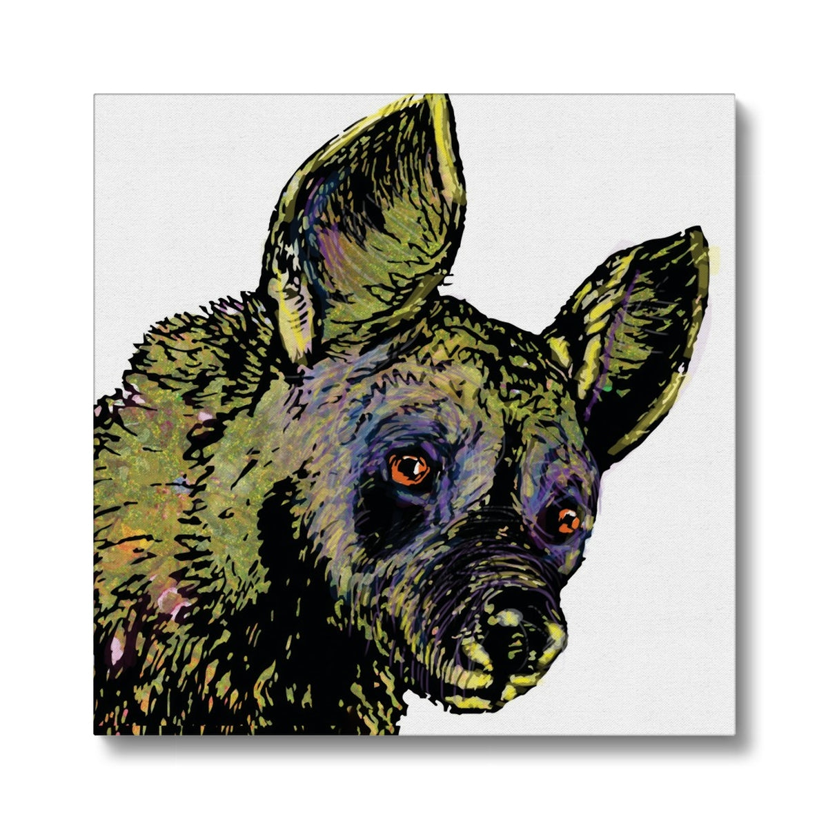 African Wild Dog Classic Eco Canvas