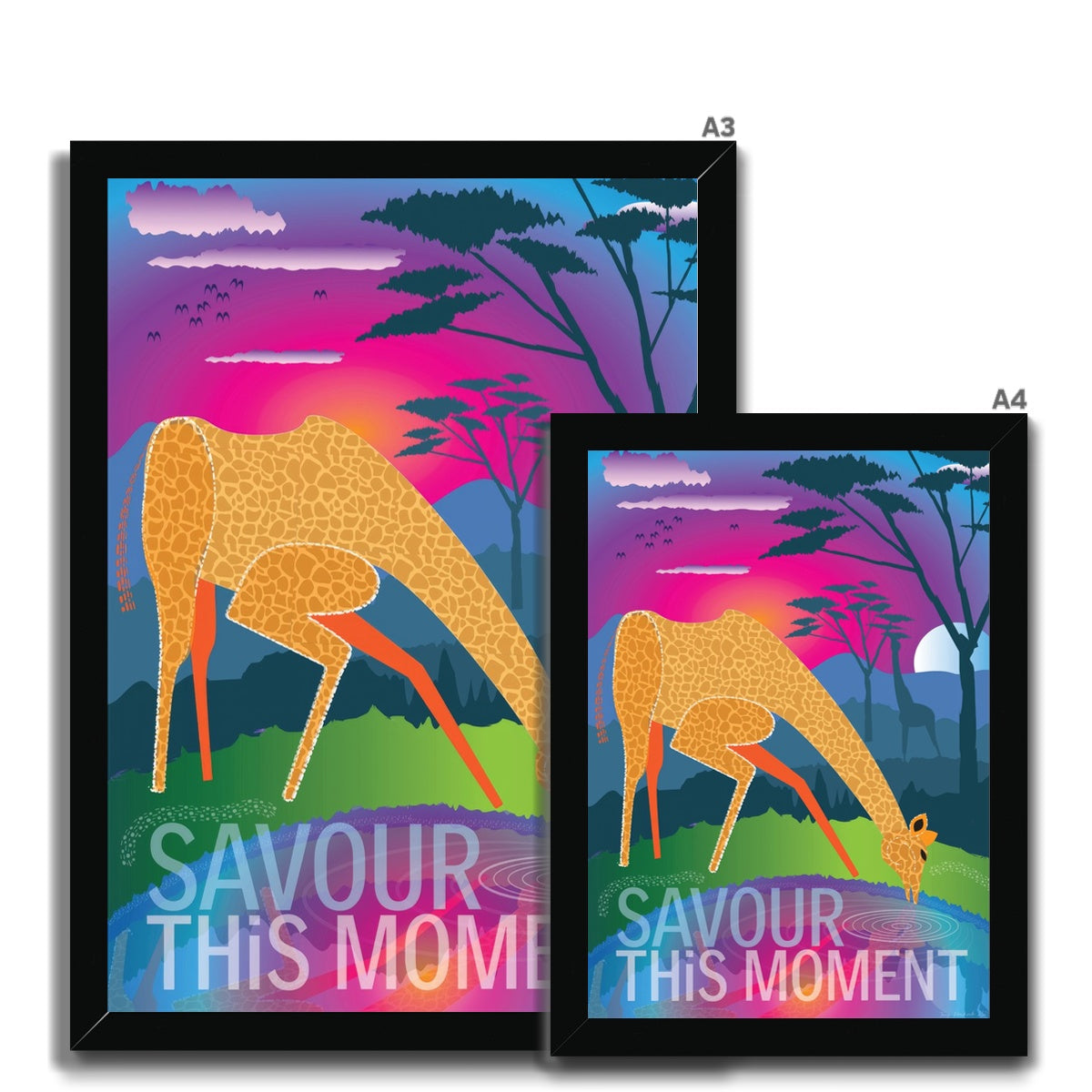 Savour This Moment: Mindfulness Framed Print