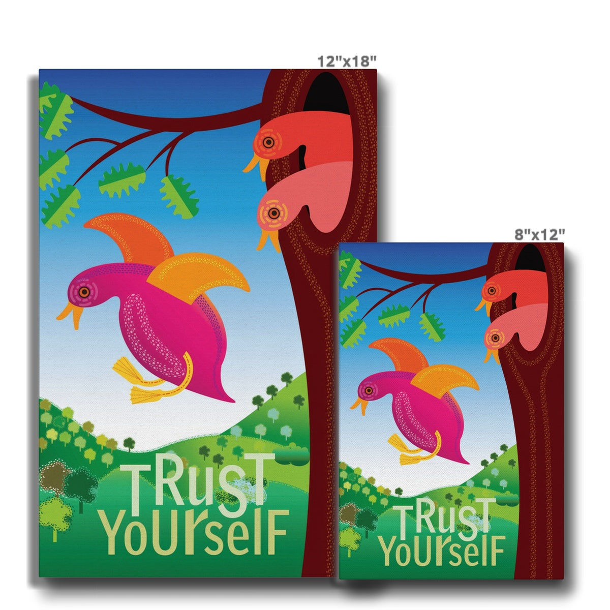 Trust Yourself: Mindfulness Eco Canvas