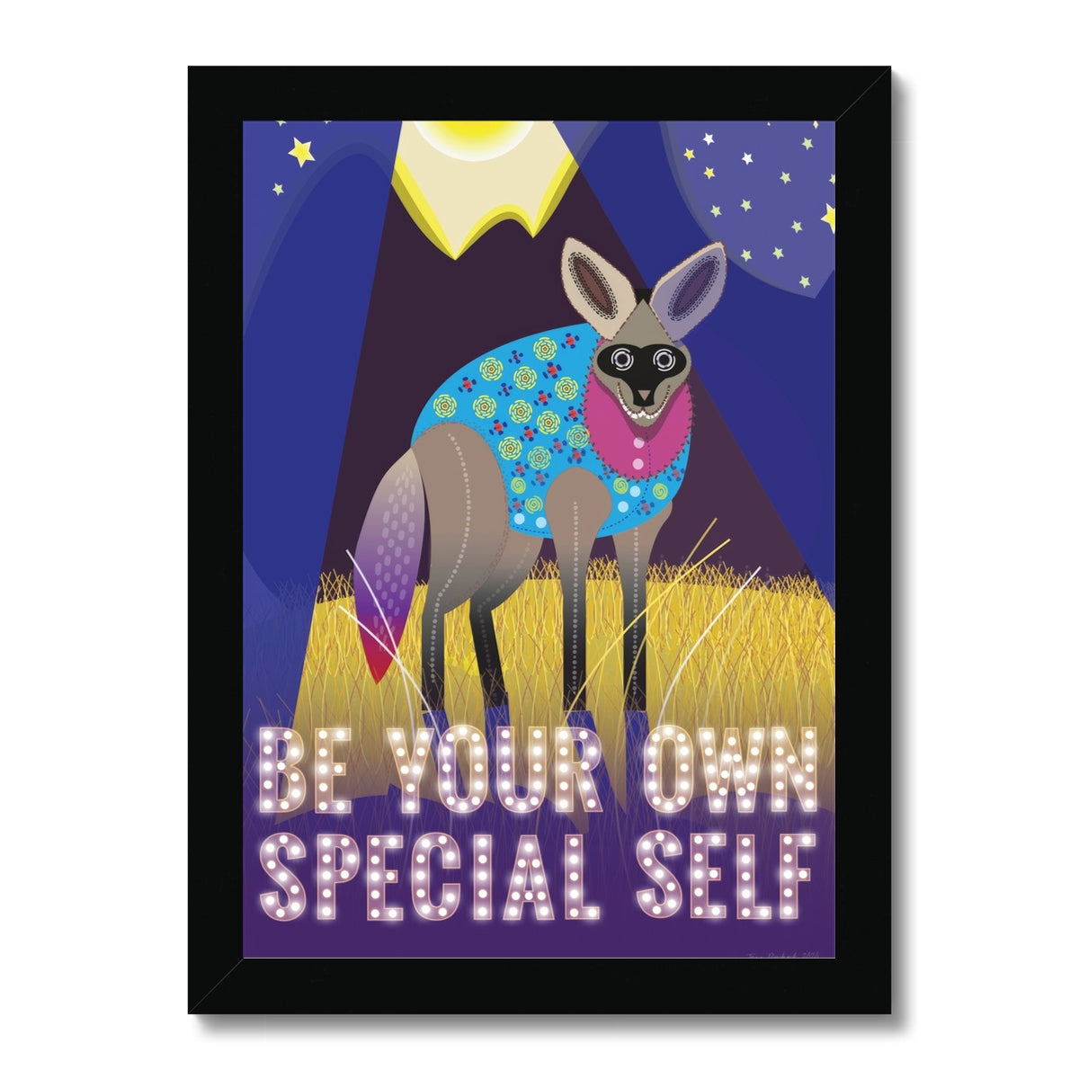 Be Your Own Special Self: Mindfulness Framed Print