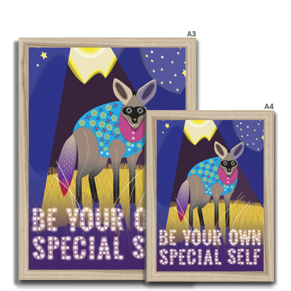 Be Your Own Special Self: Mindfulness Framed Print