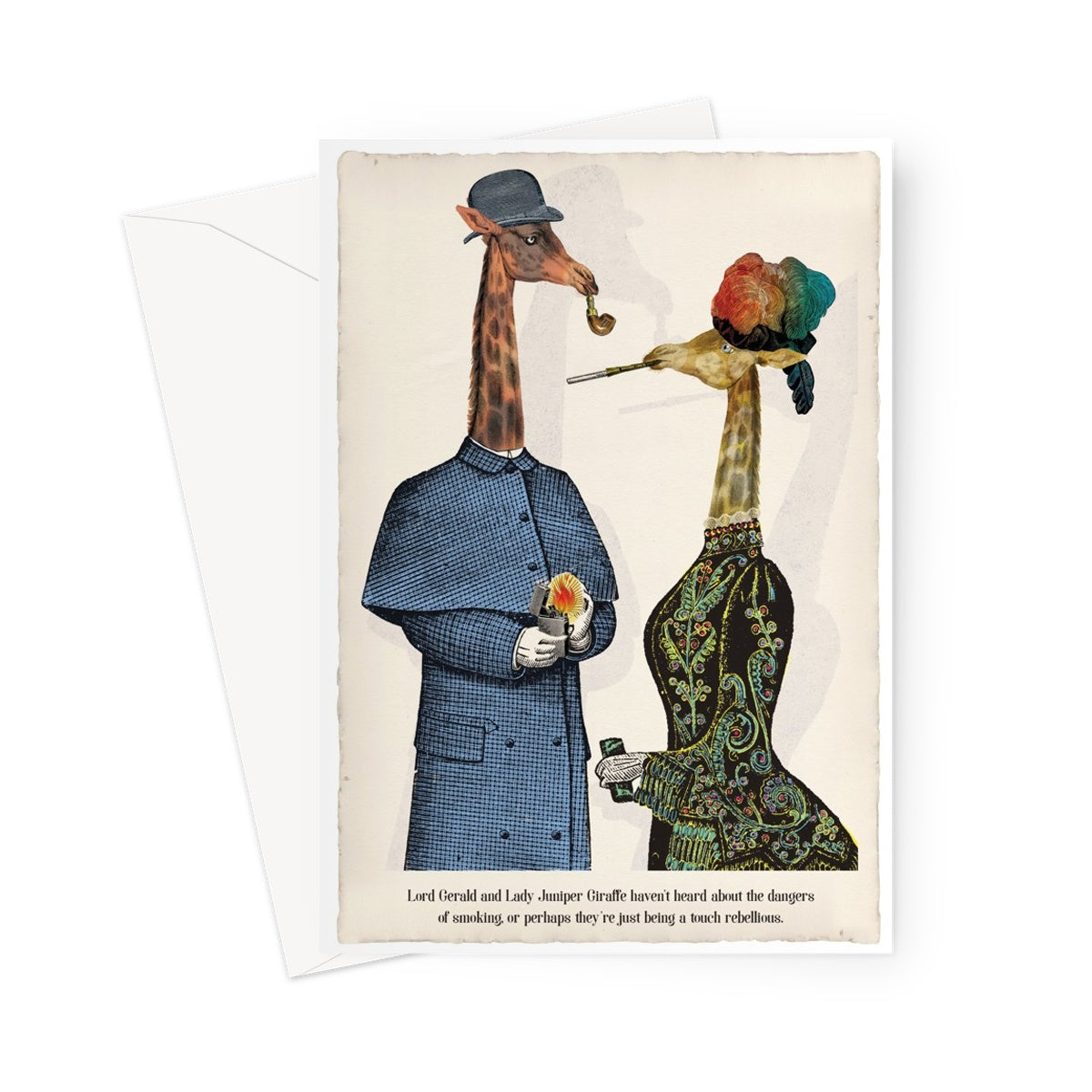 Lord Gerald and Lady Juniper Giraffe | Animabilia Greeting Card