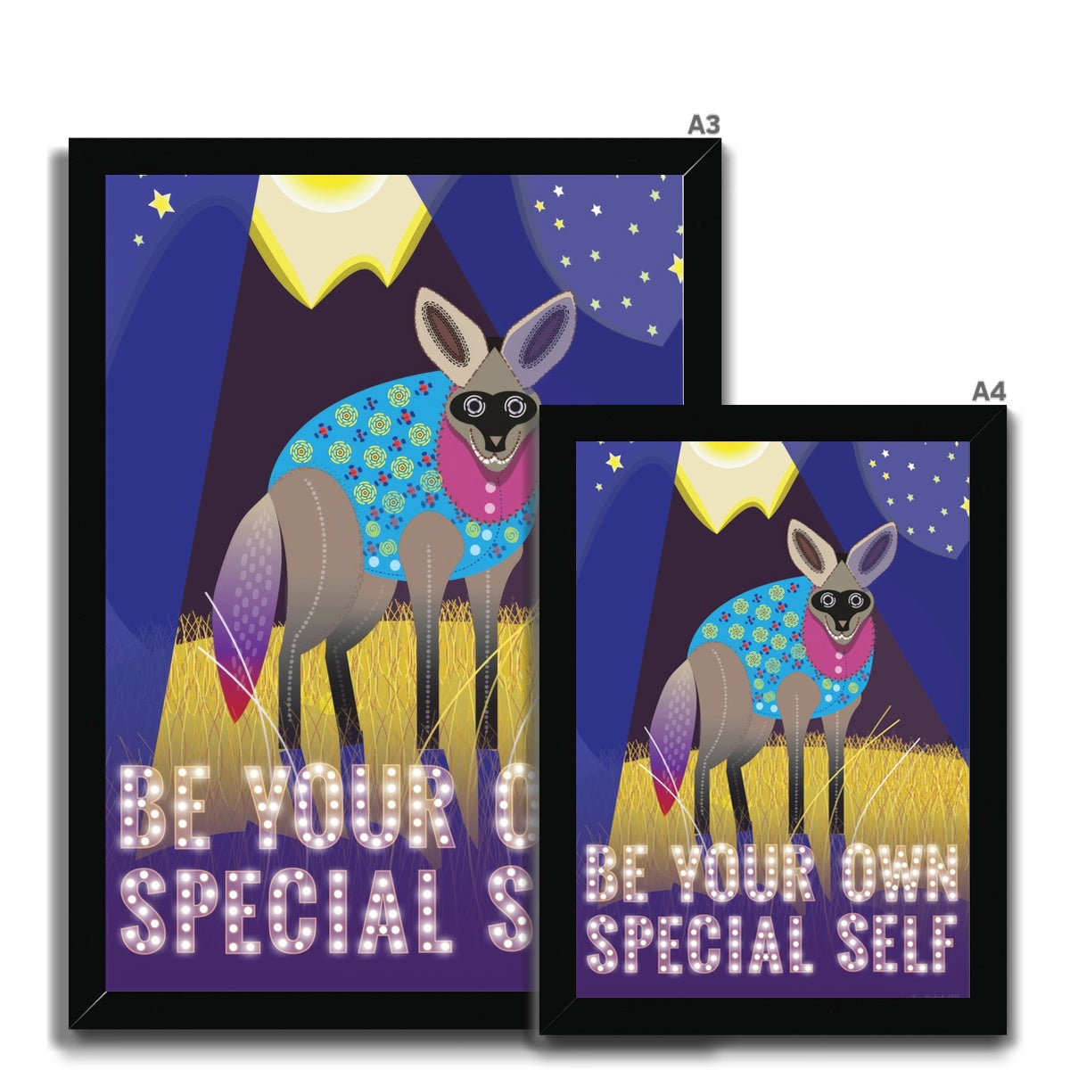 Be Your Own Special Self: Mindfulness Framed Print