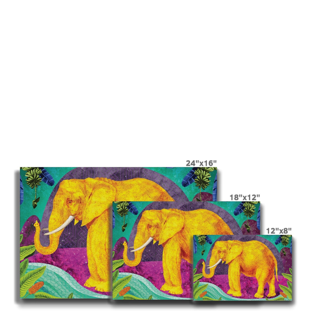 Africa Dreaming Elephant Eco Canvas