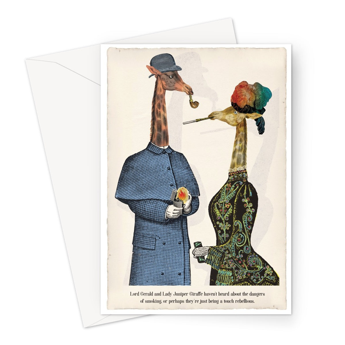 Lord Gerald and Lady Juniper Giraffe | Animabilia Greeting Card