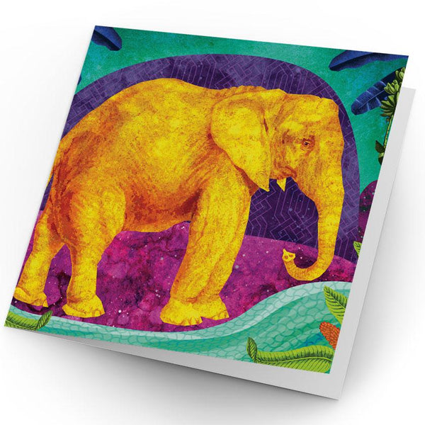 Africa Dreaming Elephant Greeting Card