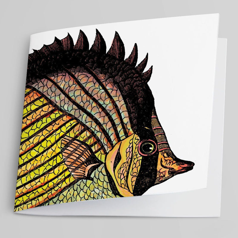 Butterfly Fish-Greeting Card-Tony Pinchuck-Tony Pinchuck