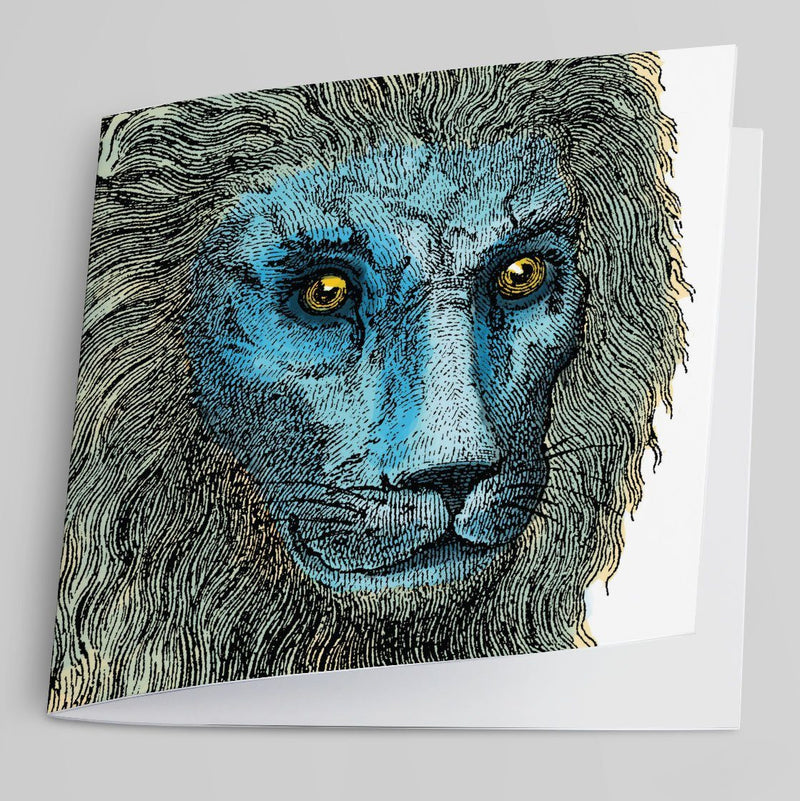 Lion Greeting Card-Greeting Card-Tony Pinchuck-Tony Pinchuck