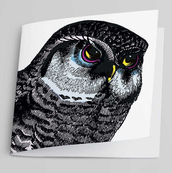 Owl Greeting Card-Greeting Card-Tony Pinchuck-Tony Pinchuck