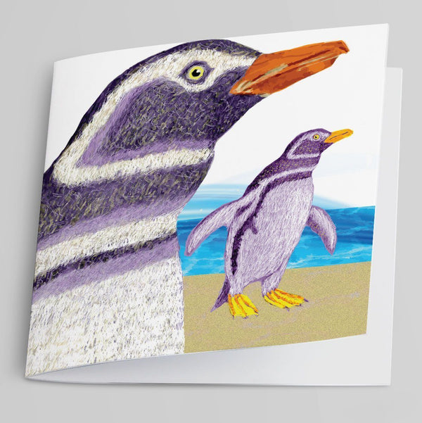 Penguins Greeting Card-Greeting Card-Tony Pinchuck-Tony Pinchuck